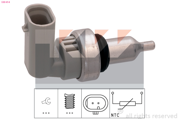 Senzor,temperatura lichid de racire 530 414 KW